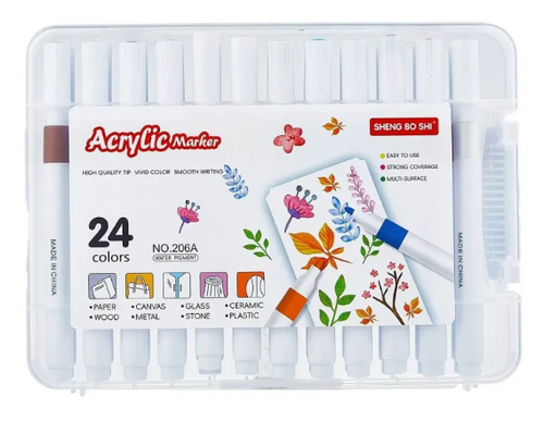 Free 24 Color Marker Set