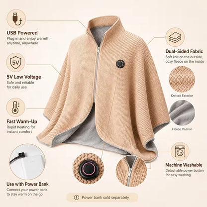 CozyDreams Blanki Heated Shawl
